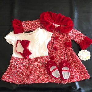 4 piece dress jacket set